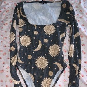 Sun & moon bodysuit